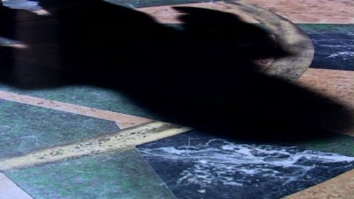 Picture of a shadow on the floor